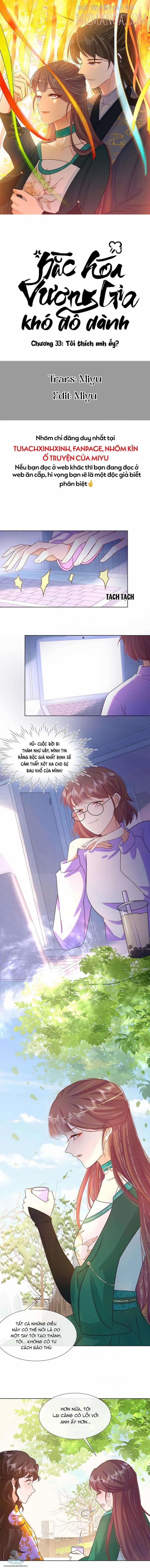 Vương Gia Hắc Hoá Thật Khó Dỗ 33 trang 0