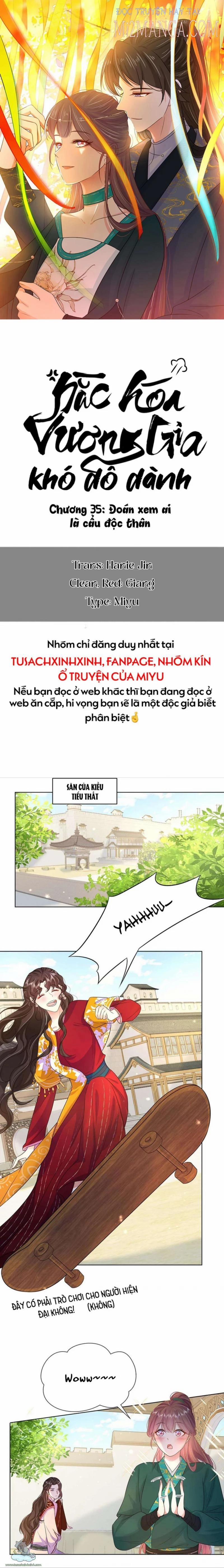 Vương Gia Hắc Hoá Thật Khó Dỗ 35 trang 0