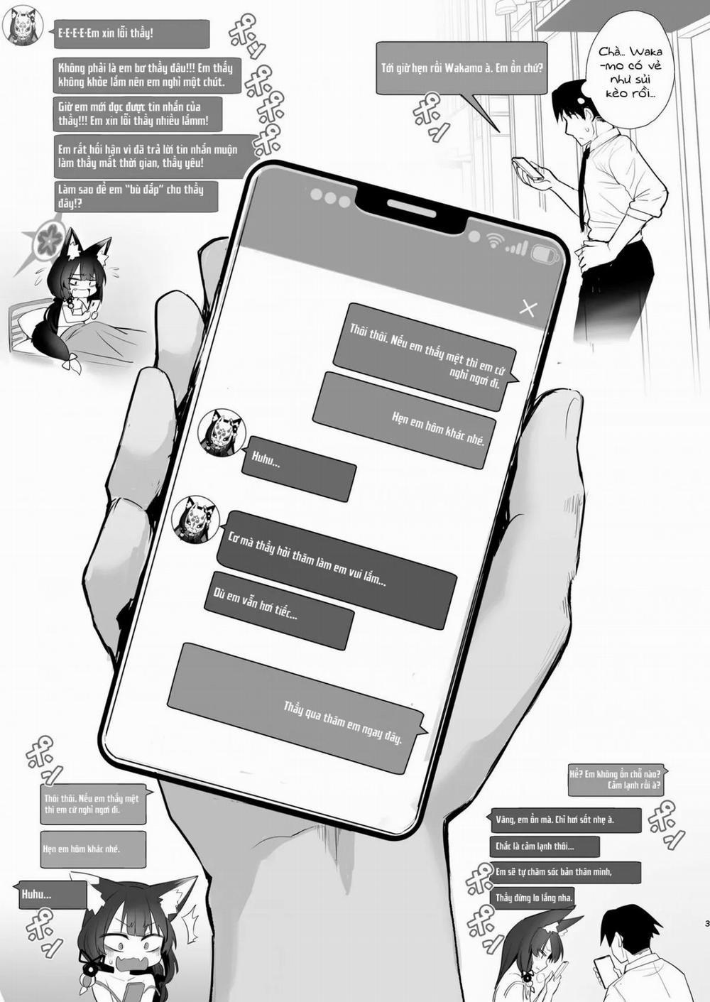 Wakamo À, Em Bị Cảm Rồi Kìa Oneshot trang 4