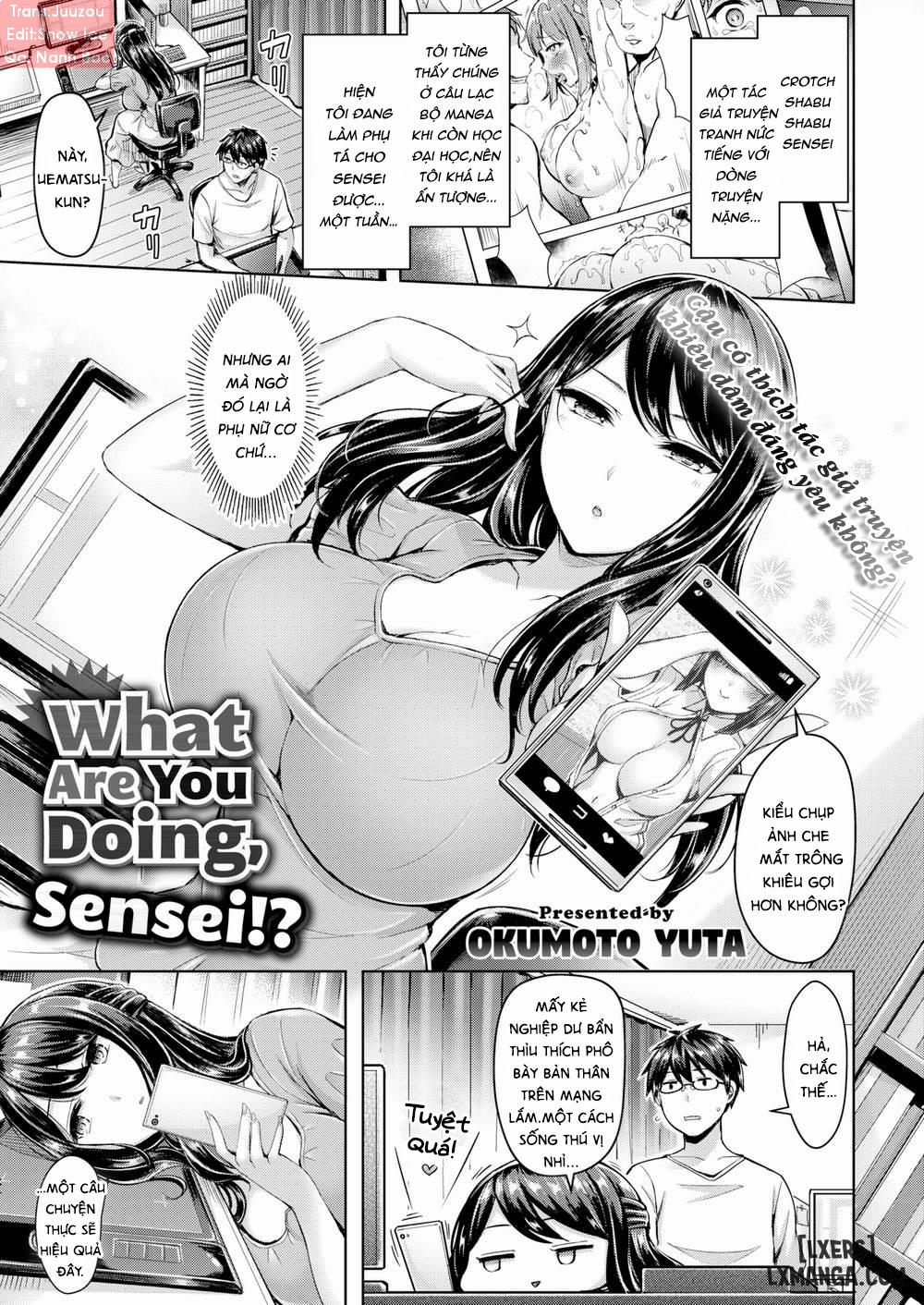 What Are You Doing, Sensei Oneshot trang 0