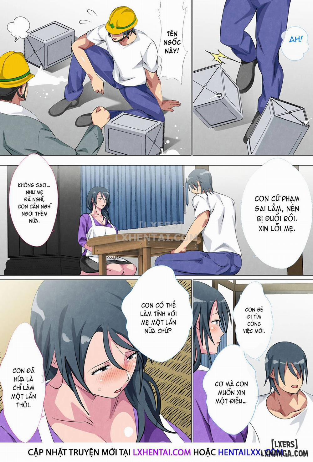 Widowed Mother Sayoko ~Record of a Copulation of a Mother and Son Living in a Small Room Oneshot trang 52