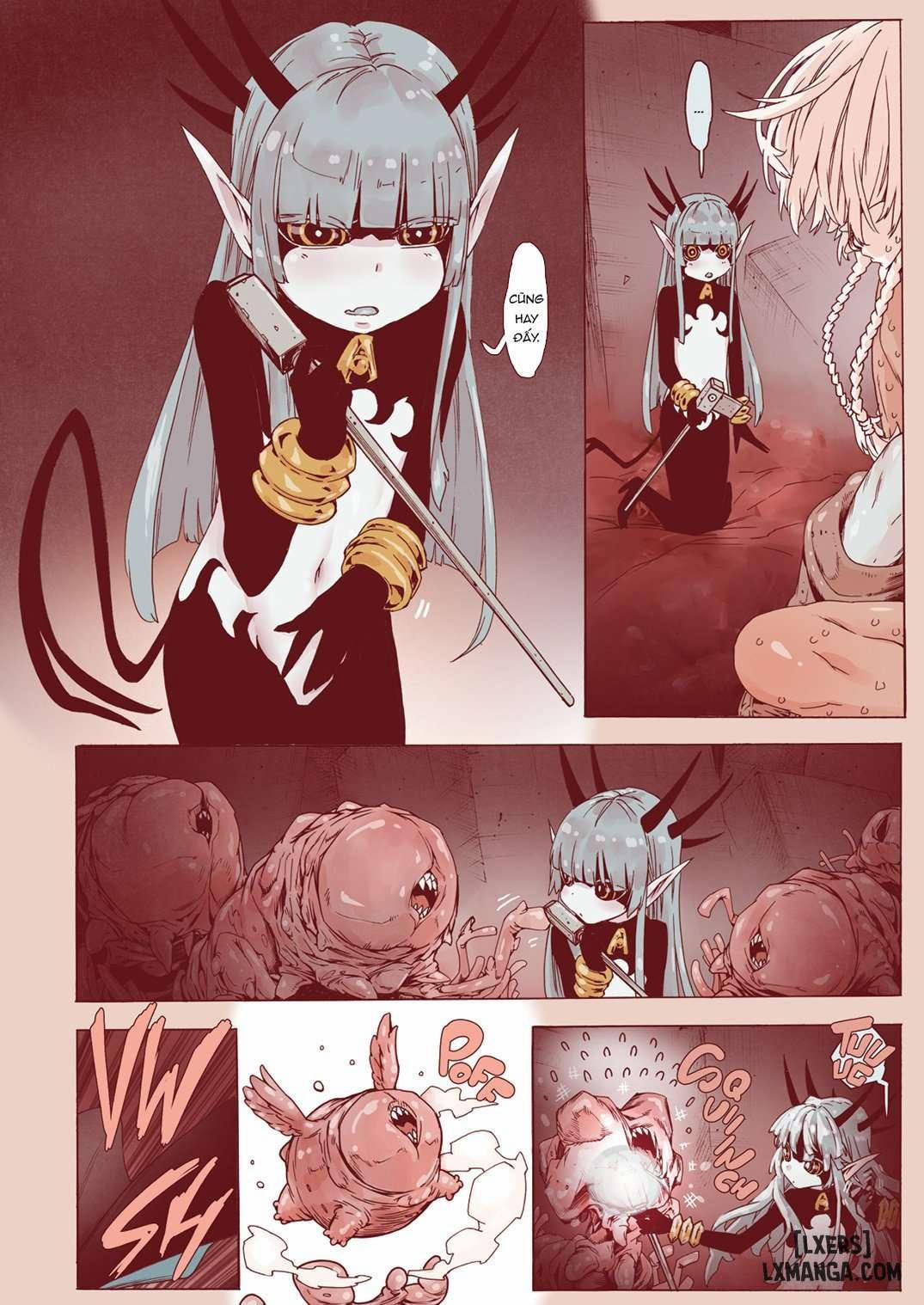 Witch of Depravity: How the Young Hero and a Tiny Elf Fell Victim to a Sorceres 4 trang 9