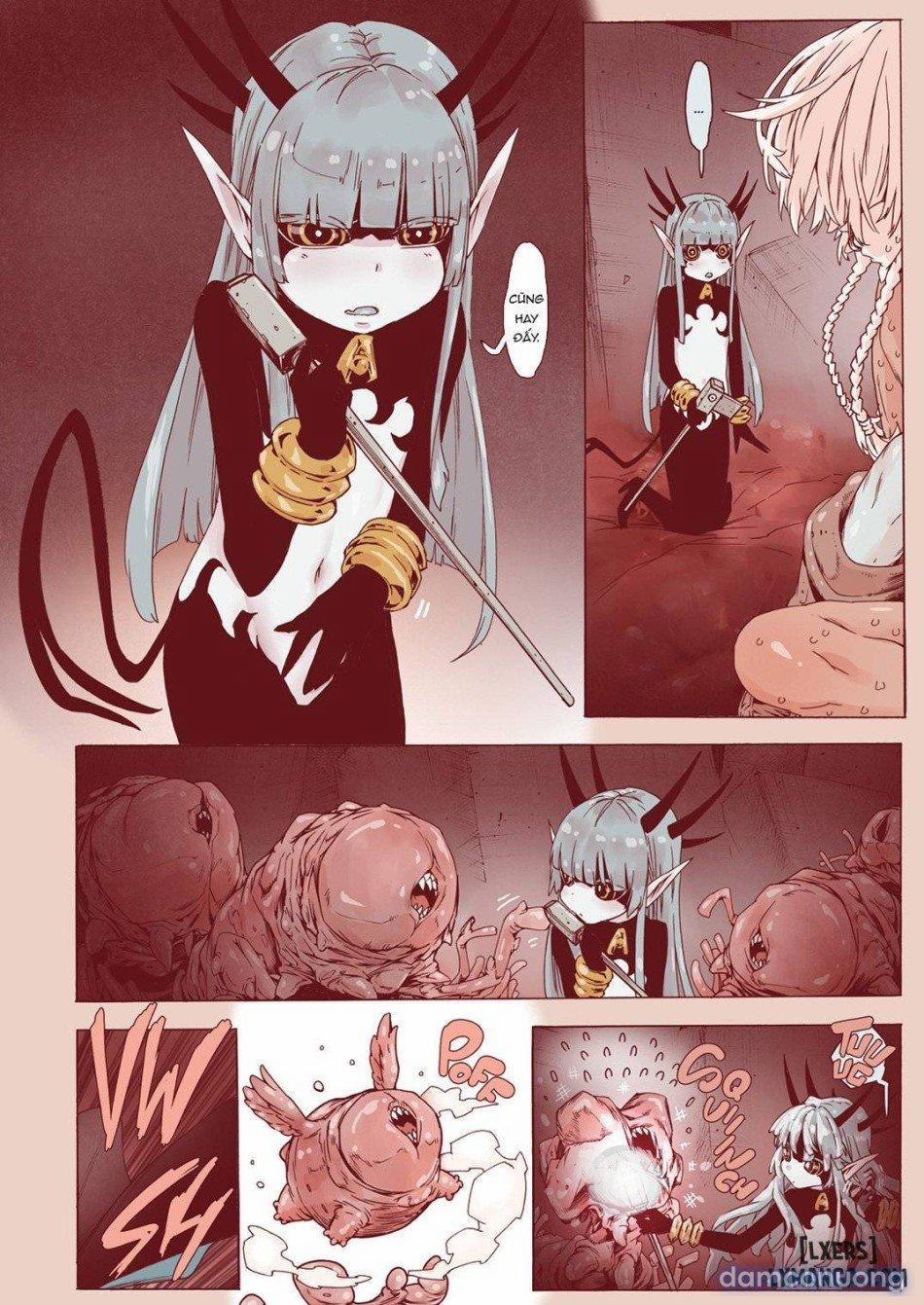 Witch Of Depravity: How The Young Hero And A Tiny Elf Fell Victim To A Sorceress 4 trang 9