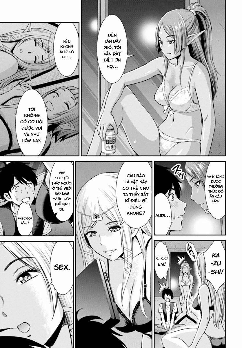 Yojouhan Isekai Kouryuuki 0.0 Đàm phán hòa bình với tộc elf trên căn phòng 4 chiếu rưỡi trang 24