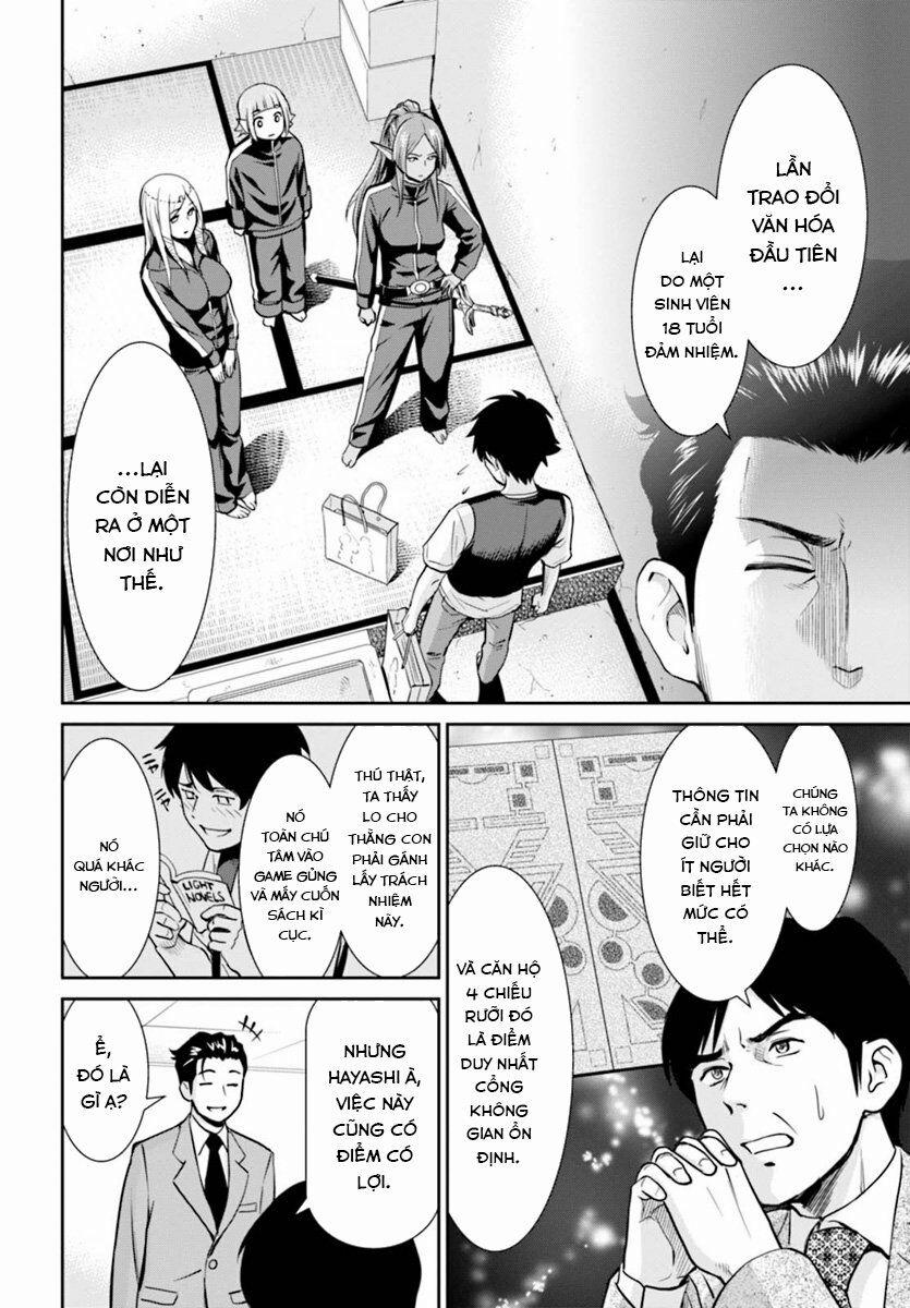 Yojouhan Isekai Kouryuuki 0.0 Đàm phán hòa bình với tộc elf trên căn phòng 4 chiếu rưỡi trang 9