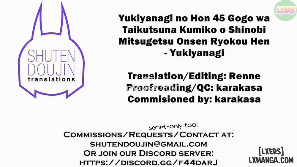 Yukiyanagi no Hon 45 Gogo wa Taikutsu na Kumiko Oshinobi Mitsugetsu Onsen Ryokou Hen Oneshot trang 41